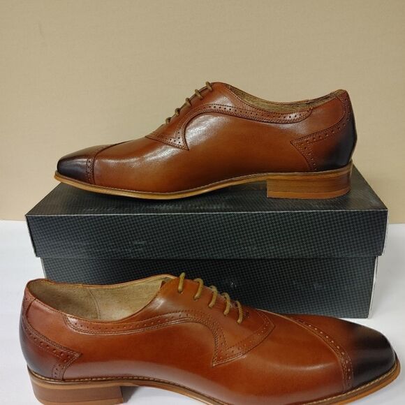 MEN'S STEVEN LAND LEATHER DRESS SHOE - Picture 2 of 8